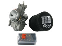 Kit carburateur MOTOFORCE Racing 28mm PWK boisseau plat et Powerjet Kit carburateur MOTOFORCE Racing 28mm PWK boisseau plat et Powerjet