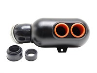Airbox (Kart-Luftfilterbox) Anschluss Ø 35mm, schwarz / orange Airbox (Kart-Luftfilterbox) Anschluss Ø 35mm, schwarz / orange