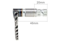 Arbre de kick Motoforce D.20mm - 46mm GY6 50cc 139QMB Arbre de kick Motoforce D.20mm - 46mm GY6 50cc 139QMB