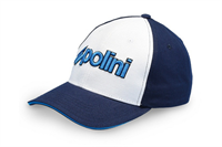 Casquette officielle Polini, blanche, bleu Casquette officielle Polini, blanche, bleu