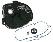 Getriebedeckel Polini Evolution, Lager 16mm für originale Umlegewelle/Zwischenwelle, Piaggio