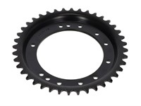 Couronne déportée 40 dents 4/5/6 trous, intérieur Ø 98mm, noire Couronne déportée 40 dents 4/5/6 trous, intérieur Ø 98mm, noire