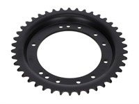 Couronne déportée 42 dents 4/5/6 trous, intérieur Ø 98mm, zinguée Couronne déportée 42 dents 4/5/6 trous, intérieur Ø 98mm, zinguée