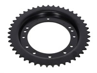 Couronne déportée 48 dents 4-5-6 trous, intérieur Ø 98mm, zinguée Couronne déportée 48 dents 4-5-6 trous, intérieur Ø 98mm, zinguée