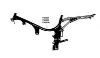Chassis/Cadre PONY Cross 521, NOIR Chassis/Cadre PONY Cross 521, NOIR