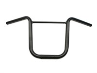 Guidon noir modèle haut, fixation par pontets, universel vélomoteurs Guidon noir modèle haut, fixation par pontets, universel vélomoteurs