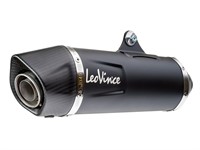 Auspuff Leovince NERO Inox Black, Vespa Primavera 125, Euro5, CH - Full System - Endcap Carbon