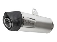Auspuff Leovince One Evo Inox, Vespa GTS 300 2017/20, Euro4, CH - Full System - Endcap Carbon