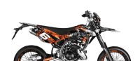 Dekorkit Verkleidung Stage6 Beta 50 RR orange - weiss Dekorkit Verkleidung Stage6 Beta 50 RR orange - weiss