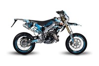 Dekorkit Verkleidung Stage6 Honda HM 50 blau - schwarz Dekorkit Verkleidung Stage6 Honda HM 50 blau - schwarz