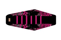 Housse de selle STAGE6 Full Covering rose-noir, moto 50cc Beta RR