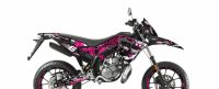 Dekorkit Verkleidung Stage6 Derbi X-Treme Euro 4 rosa - schwarz Dekorkit Verkleidung Stage6 Derbi X-Treme Euro 4 rosa - schwarz