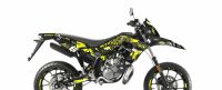 Dekorkit Verkleidung Stage6 Derbi X-Treme Euro 4 gelb - schwarz Dekorkit Verkleidung Stage6 Derbi X-Treme Euro 4 gelb - schwarz