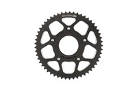 Couronne Stage6 alu CNC noir 53 dents type 420, moto 50cc Rieju MRT Couronne Stage6 alu CNC noir 53 dents type 420, moto 50cc Rieju MRT
