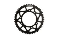 Couronne Stage6 alu 53 dents type 420 CNC noir, moto 50cc Derbi Senda DRD Pro / Racing Couronne Stage6 alu 53 dents type 420 CNC noir, moto 50cc Derbi Senda DRD Pro / Racing