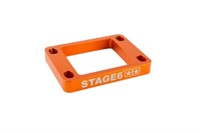 Membranblockspacer Stage6 R/T 10mm, Derbi / Minarelli AM6 orange