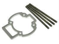 Kit Spacer cylindre/vilebrequin Stage6 R/T, incl. Spacer / Goujons de cylindre Bielle 85mm, Piaggio Kit Spacer cylindre/vilebrequin Stage6 R/T, incl. Spacer / Goujons de cylindre Bielle 85mm, Piaggio