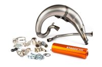 Auspuffanlage Stage6 Streetrace high mount CNC orange Derbi Senda Auspuffanlage Stage6 Streetrace high mount CNC orange Derbi Senda