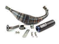 Auspuffanlage Stage6 R/T 90 - 100cc CNC Blau / Schwarz Derbi Auspuffanlage Stage6 R/T 90 - 100cc CNC Blau / Schwarz Derbi