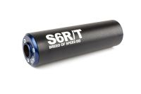 Silencieux Stage6 R/T 80 - 100cc passage droit noir / bleu Silencieux Stage6 R/T 80 - 100cc passage droit noir / bleu