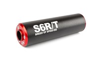 Silencieux Stage6 R/T 80 - 100cc passage droit noir / rouge Silencieux Stage6 R/T 80 - 100cc passage droit noir / rouge
