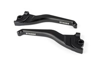Bremshebel-Set Stage6 CNC Dual Color, Yamaha Aerox / MBK Nitro, schwarz / schwarz Bremshebel-Set Stage6 CNC Dual Color, Yamaha Aerox / MBK Nitro, schwarz / schwarz
