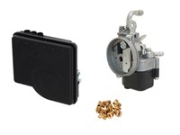 Kit carburateur Dell'Orto SHA 12/12 avec gicleurs et filtre Polini, vélomoteurs Piaggio Ciao/Si Kit carburateur Dell'Orto SHA 12/12 avec gicleurs et filtre Polini, vélomoteurs Piaggio Ciao/Si