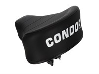 Sattel (erhöht) schwarz mit CONDOR Aufdruck, universal