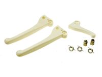Bremshebelset weiss (Domino) Plastikhebel für Piaggio Ciao/SI Bremshebelset weiss (Domino) Plastikhebel für Piaggio Ciao/SI