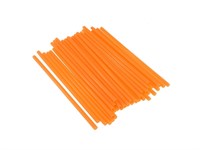Spoke Skin / Paille pour rayons de roue, universel, longs 21,5cm, néon orange