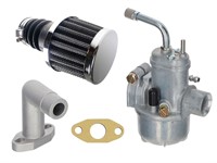 Kit carburation BING 12/12mm (pipe, filtre à air et carburateur) PUCH  X30 NS/NL