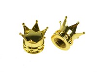 Bouchons de valve "COURONNE" (2 pcs) Bouchons de valve "COURONNE" (2 pcs)