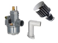 Kit carburation BING 15mm (pipe, filtre à air et carburateur) PUCH  X30 NS/NL