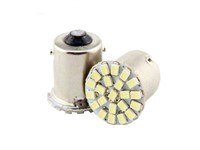 LED-Birne BA15s 12V / 2W Weiss mit 22 SMD LED-Birne BA15s 12V / 2W Weiss mit 22 SMD