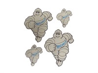 Set de stickers/autocollant "Bibendum MICHELIN", 4pcs
