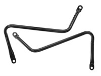 Paire de repose pieds / barres de chassis noir replica, vélomoteur Puch Maxi N