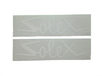 Stickers de décoration blanc  SOLEX   (jeux de 2 pcs)
