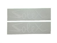 Stickers de décoration blanc " SOLEX " (jeux de 2 pcs) Stickers de décoration blanc " SOLEX " (jeux de 2 pcs)