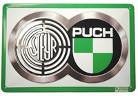 Blechschild "Steyr - Puch"