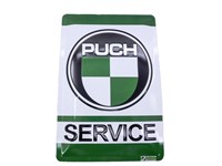 Blechschild "Puch Service"