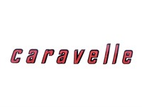 Aufkleber "Caravelle" rot/schwarz