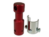 Potence de guidon VTT STR8 rouge, Peugeot vertical Potence de guidon VTT STR8 rouge, Peugeot vertical