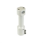 Potence STR8, MBK Booster/Yamaha Bw's, blanc Potence STR8, MBK Booster/Yamaha Bw's, blanc