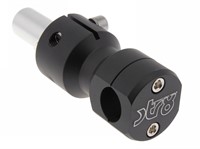 Potence STR8 vers. court, Piaggio/Gilera, noir mat Potence STR8 vers. court, Piaggio/Gilera, noir mat