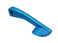 Pedale de kick court alu bleu, scooter 50cc Minarelli vertical+horizontal