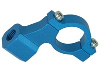 Adaptateur de rétroviseur M8, BLEU ANODISE, pour guidon 22mm