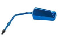 Spiegel STR8 F1-Style, universal, M8 Gewinde (inkl. Adapter Linksgewinde), blau