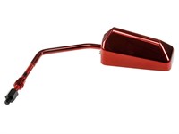 Spiegel STR8 F1-Style, universal, M8 Gewinde (inkl. Adapter Linksgewinde), rot