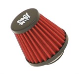 Performanceluftfilter STR8, Anschluss gerade Ø 35/28mm, Rot