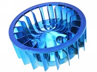 Turbine STR8 Oversize, Minarelli horizontal Air, bleu Turbine STR8 Oversize, Minarelli horizontal Air, bleu